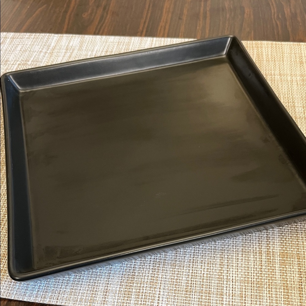 IKEA Black Square Serving Platter